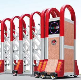 電動(dòng)伸縮門(mén)的內(nèi)置式收緊旋轉(zhuǎn)結(jié)構(gòu)