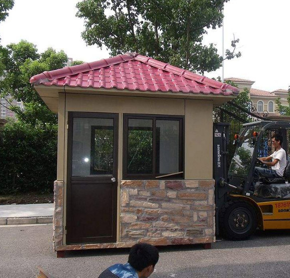 崗亭的安裝施工步驟